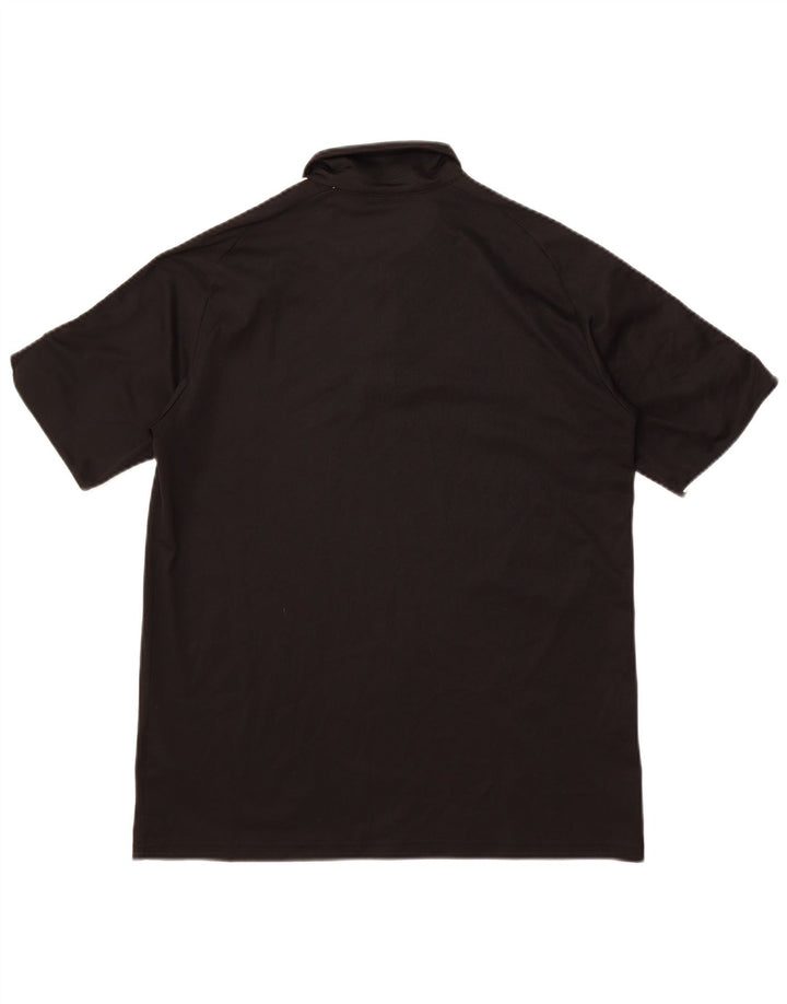 Męska koszulka polo ADIDAS Aeroready o regularnym kroju, średni czarny poliester