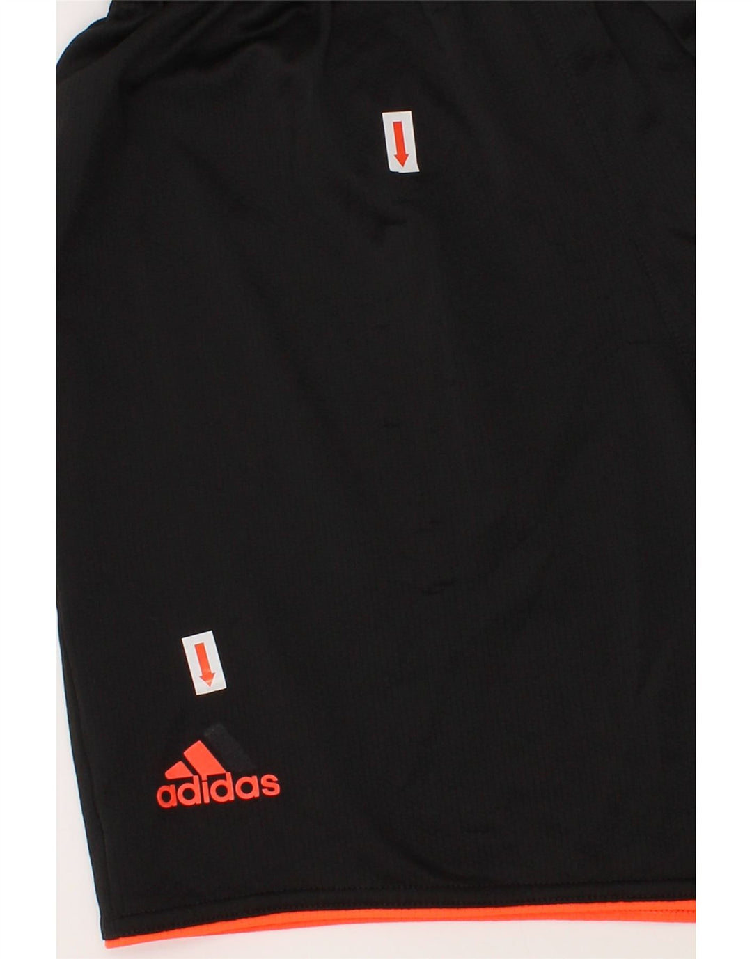 ADIDAS Boys Graphic Sport Shorts 9-10 Years Black Polyester Vintage Adidas and Second-Hand Adidas from Messina Hembry 