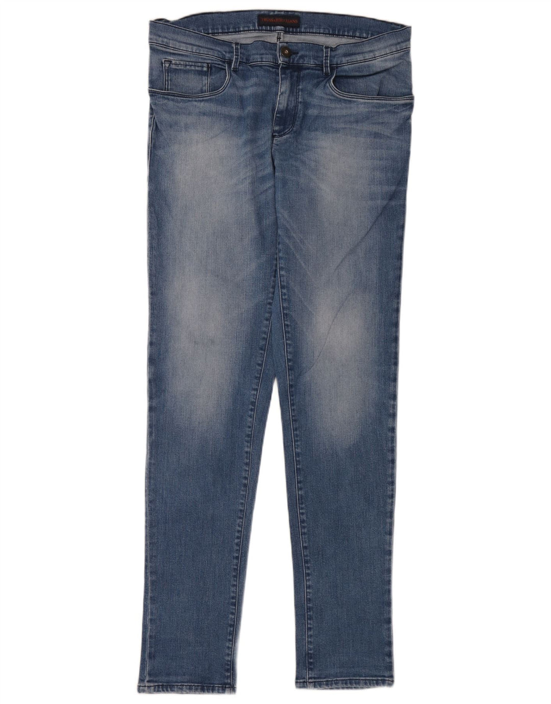 Damskie jeansy Skinny Trussardi W34 L35 Niebieskie