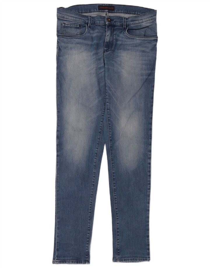 Damskie jeansy Skinny Trussardi W34 L35 Niebieskie