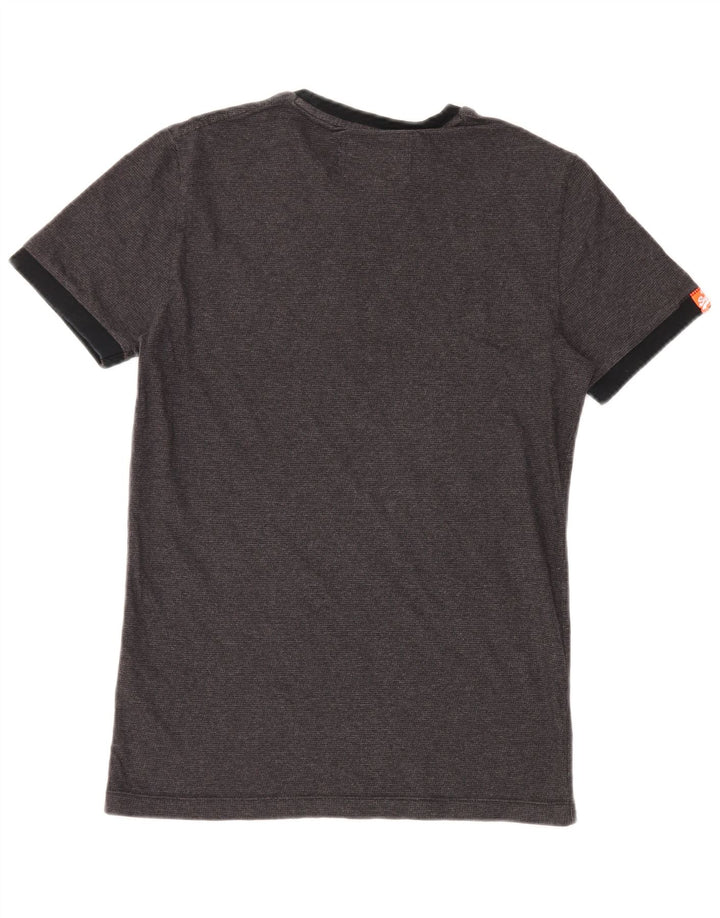 Męski T-shirt Superdry, mały, szary, bawełniany