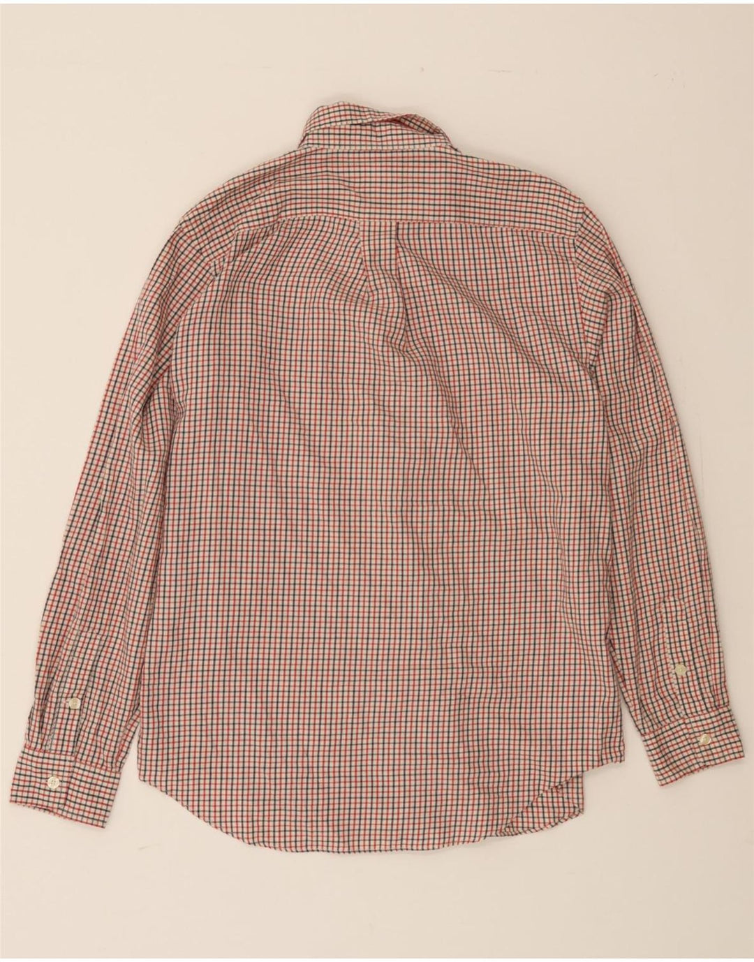 CHAPS Boys Shirt 15-16 Years XL Red Check Cotton Vintage Chaps and Second-Hand Chaps from Messina Hembry 