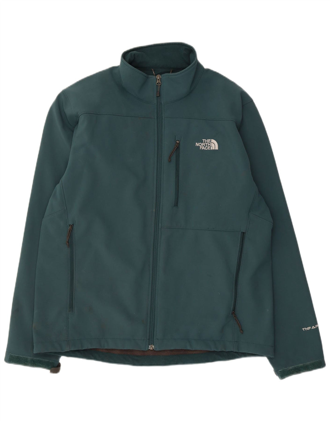 Męska kurtka wiatrówka The North Face UK 40, duża, zielona, poliestrowa