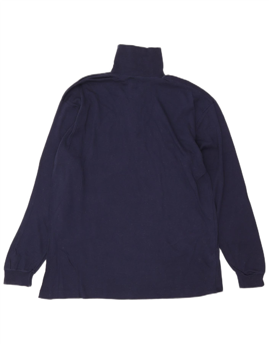 CONTE OF FLORENCE Męski top z długim rękawem i zamkiem błyskawicznym IT 52, duży, granatowy