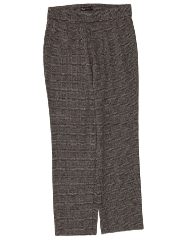 Spodnie damskie Marks & Spencer UK 10 Small W30 L28 Szare pepitka