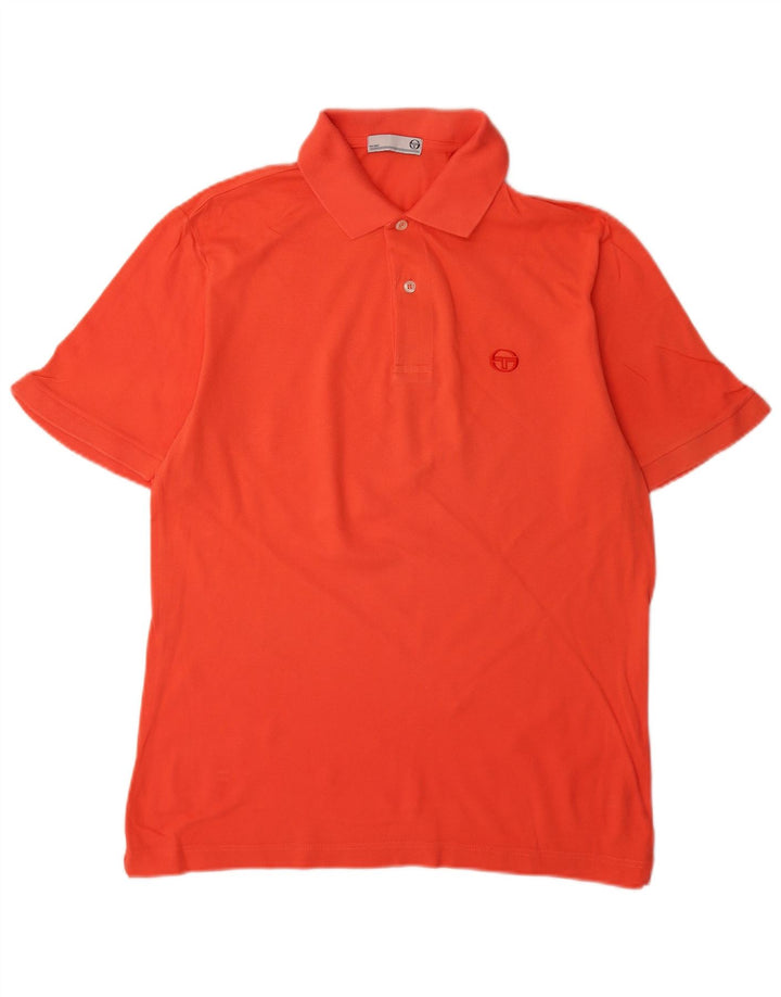 Męska koszulka polo SERGIO TACCHINI IT 48 Średnia pomarańczowa bawełna