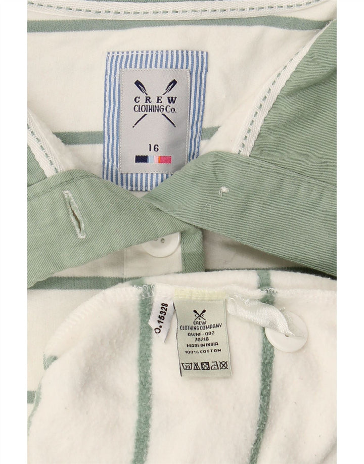 Damska bluza dresowa CREW CLOTHING UK 16 w duże białe paski