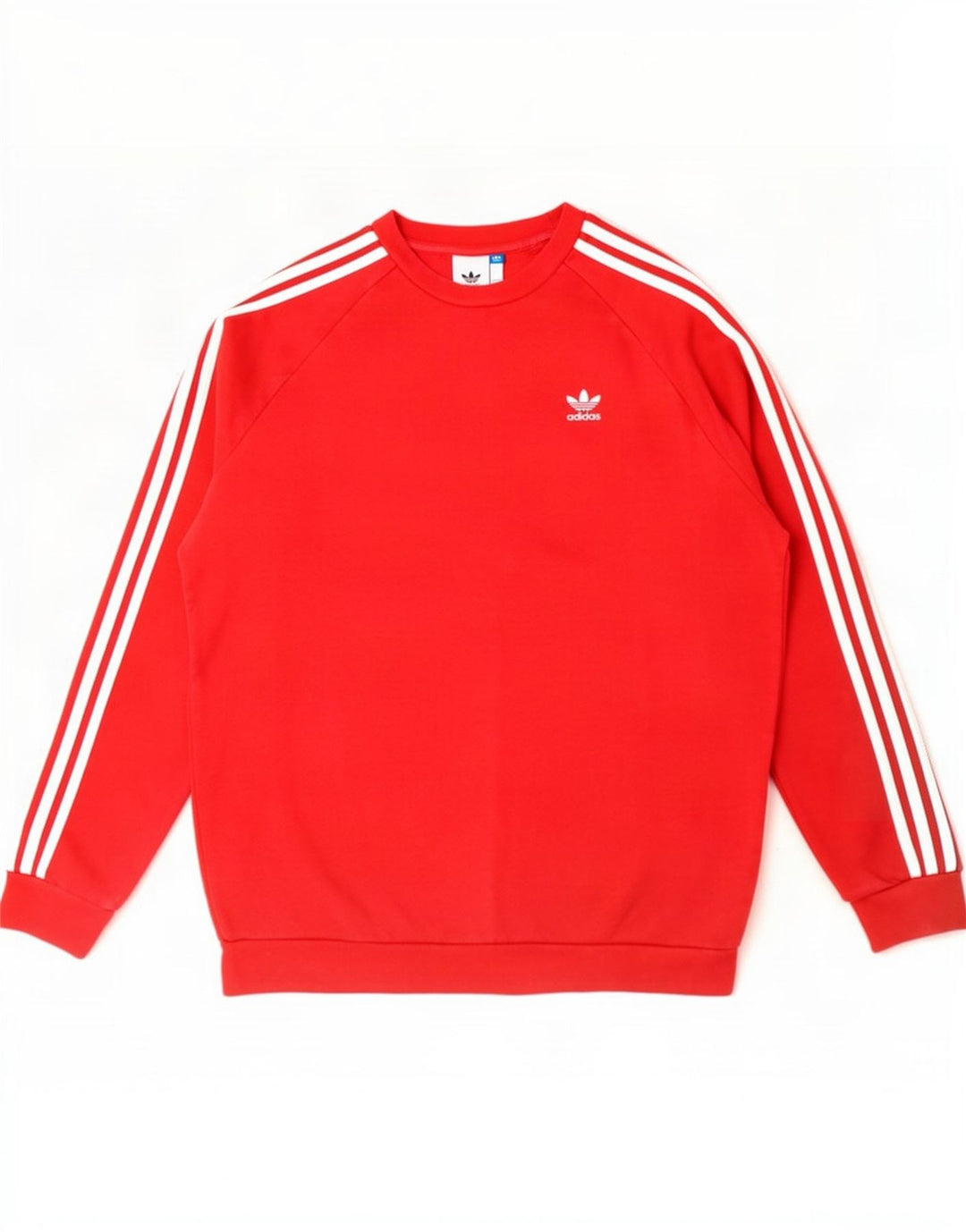 Adidas Męska Bluza Sweter Średni Czerwony Bawełna