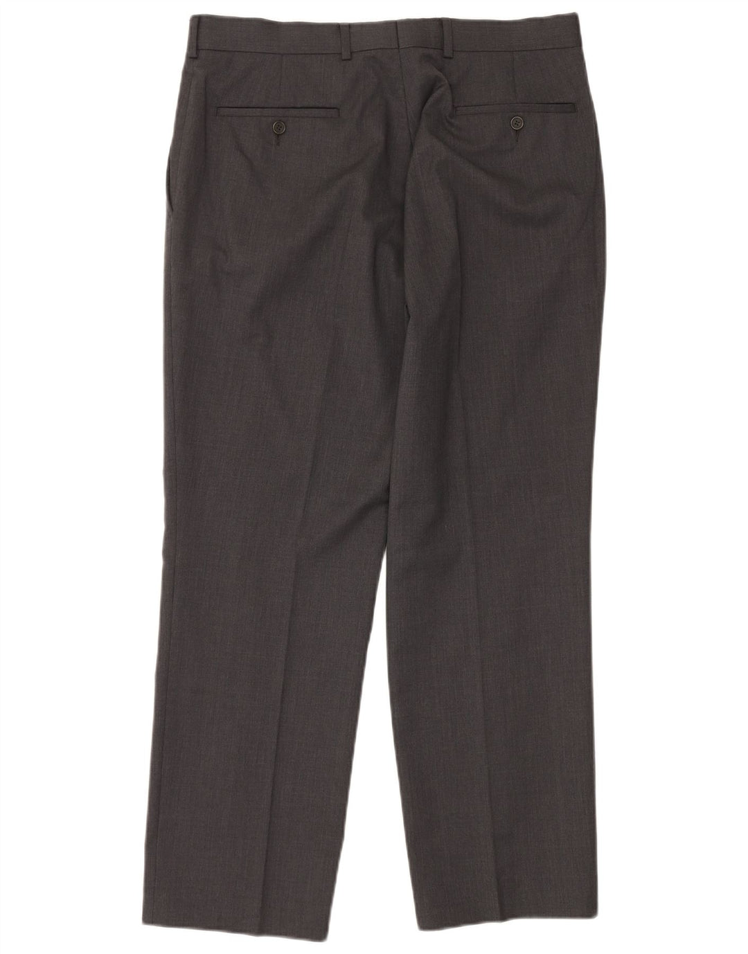 Ted Baker Męski garnitur 2-częściowy ze stretchem, zapinany na 2 guziki, UK 42 XL W36 L30, szara wełna