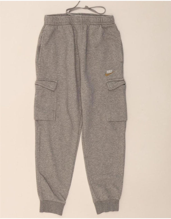 Damskie spodnie dresowe NIKE Cargo Joggers UK 10 Małe, szare, bawełniane