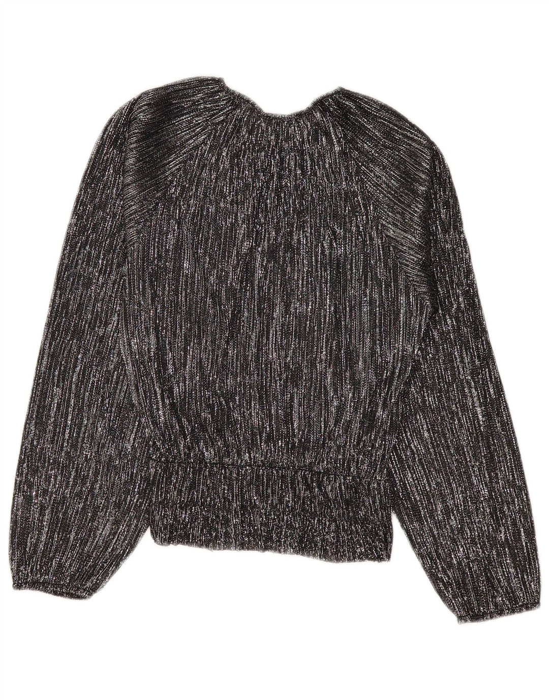 Damska bluzka oversize z długim rękawem ZARA UK 10 w małe czarne paski