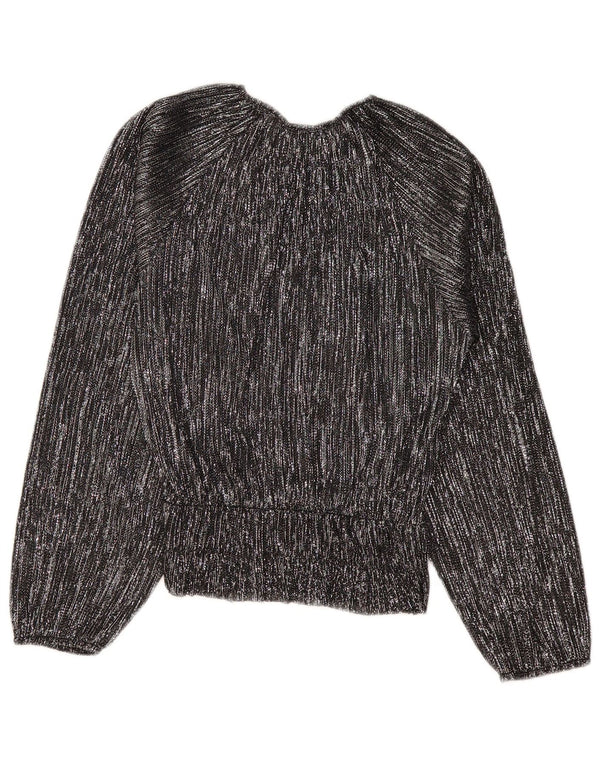 Damska bluzka oversize z długim rękawem ZARA UK 10 w małe czarne paski