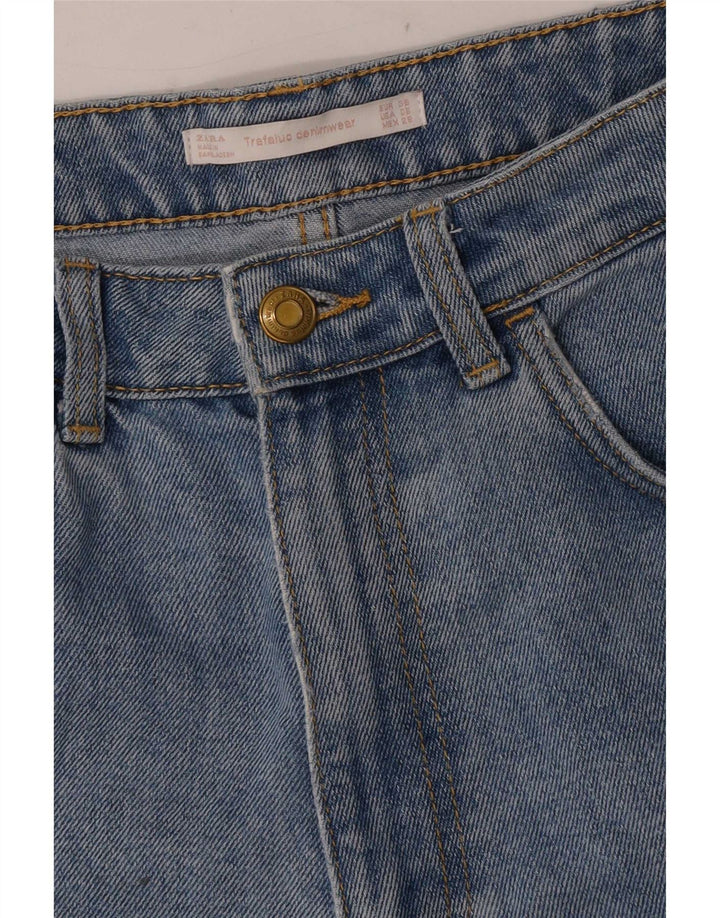 Damskie spodenki jeansowe Zara Trafaluc EU 38 Small W28 Niebieskie