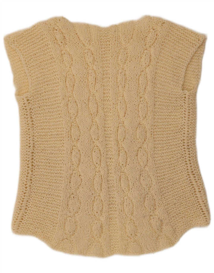 Tank top damski VINTAGE UK 12 w kolorze średniego beżu