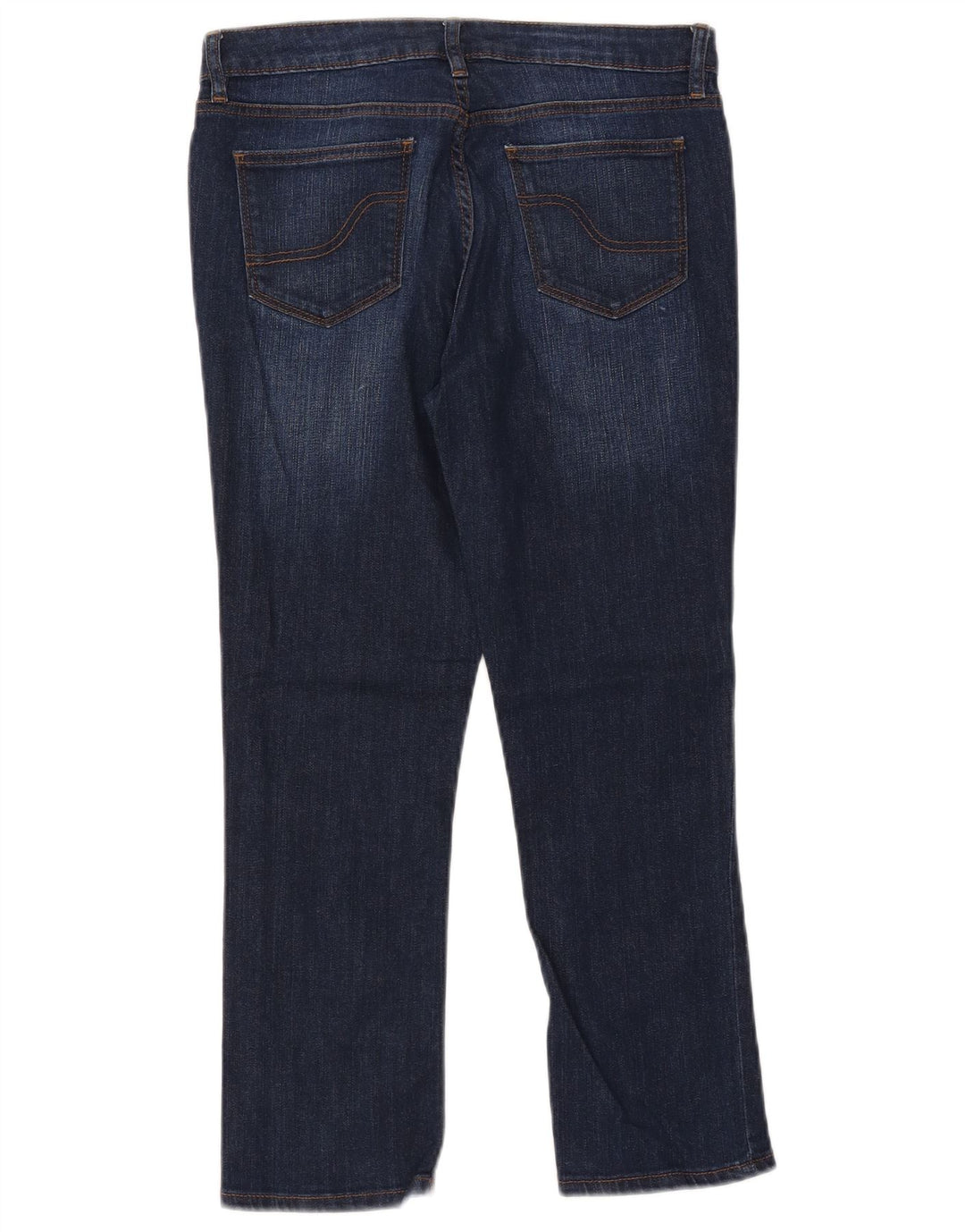 Damskie jeansy Fat Face Slim, krótkie, UK 10, małe, W30 L24, niebieska bawełna