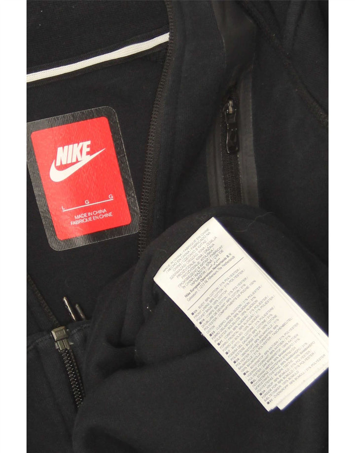 Damska kurtka dresowa Nike UK 14, duża, czarna, bawełniana