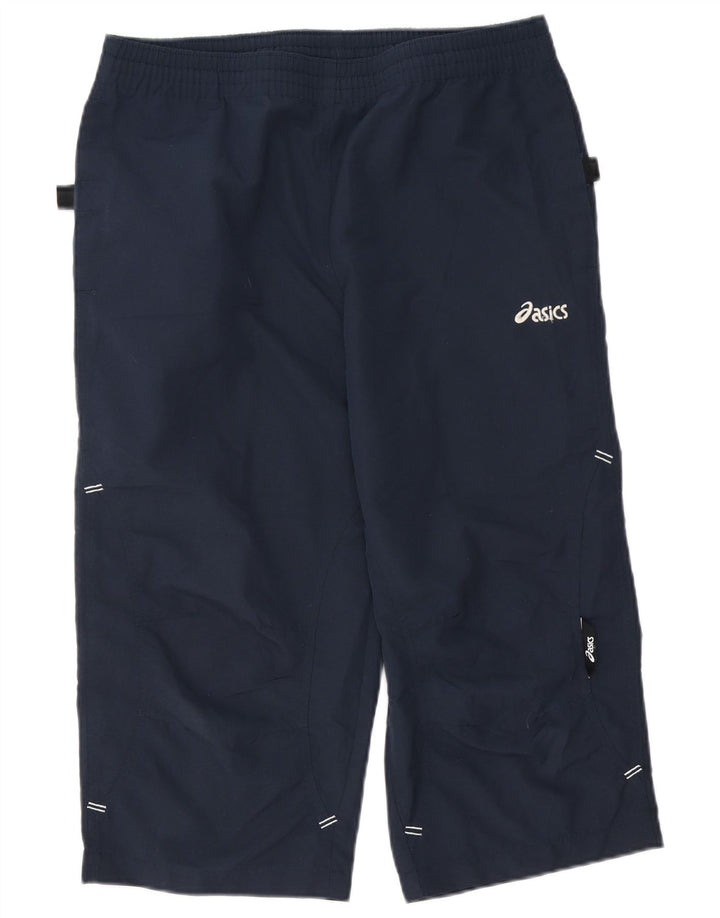 Męskie spodnie dresowe Asics Capri, średni granatowy poliester