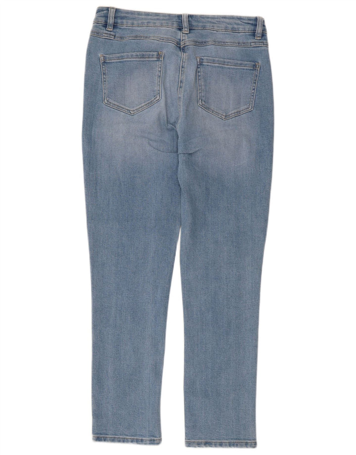 Damskie jeansy M&Co Slim UK 12 Medium W32 L27 Niebieskie bawełniane