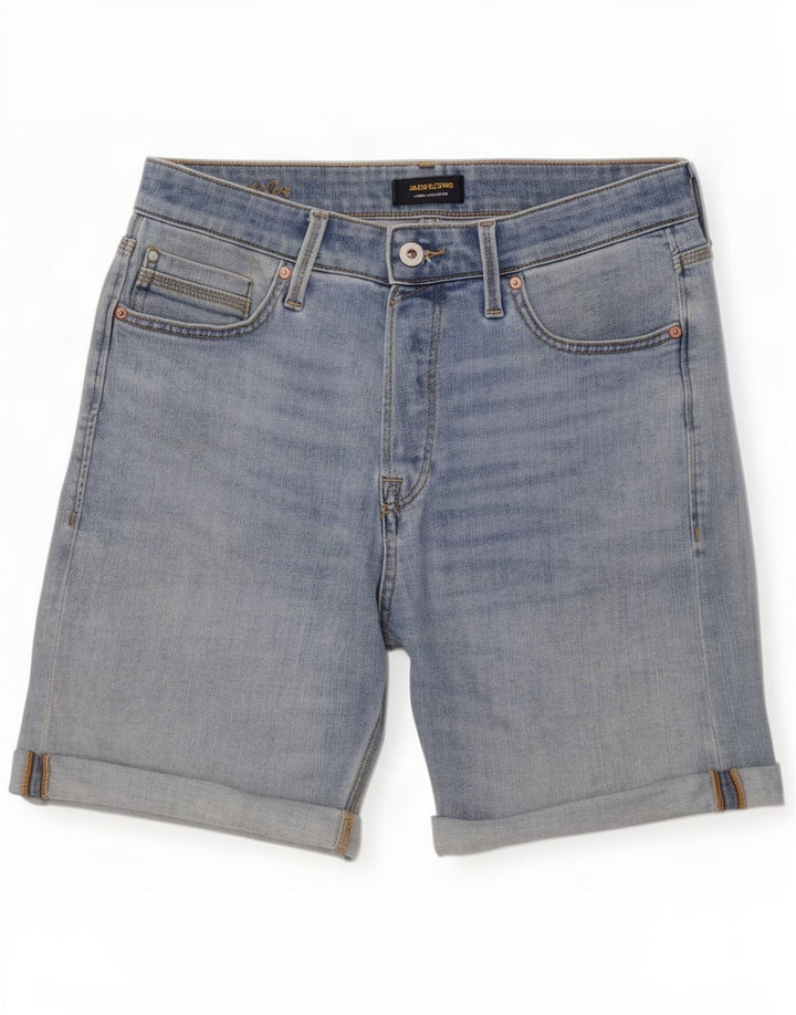 Męskie spodenki jeansowe Jack & Jones, małe W29, niebieskie, bawełniane