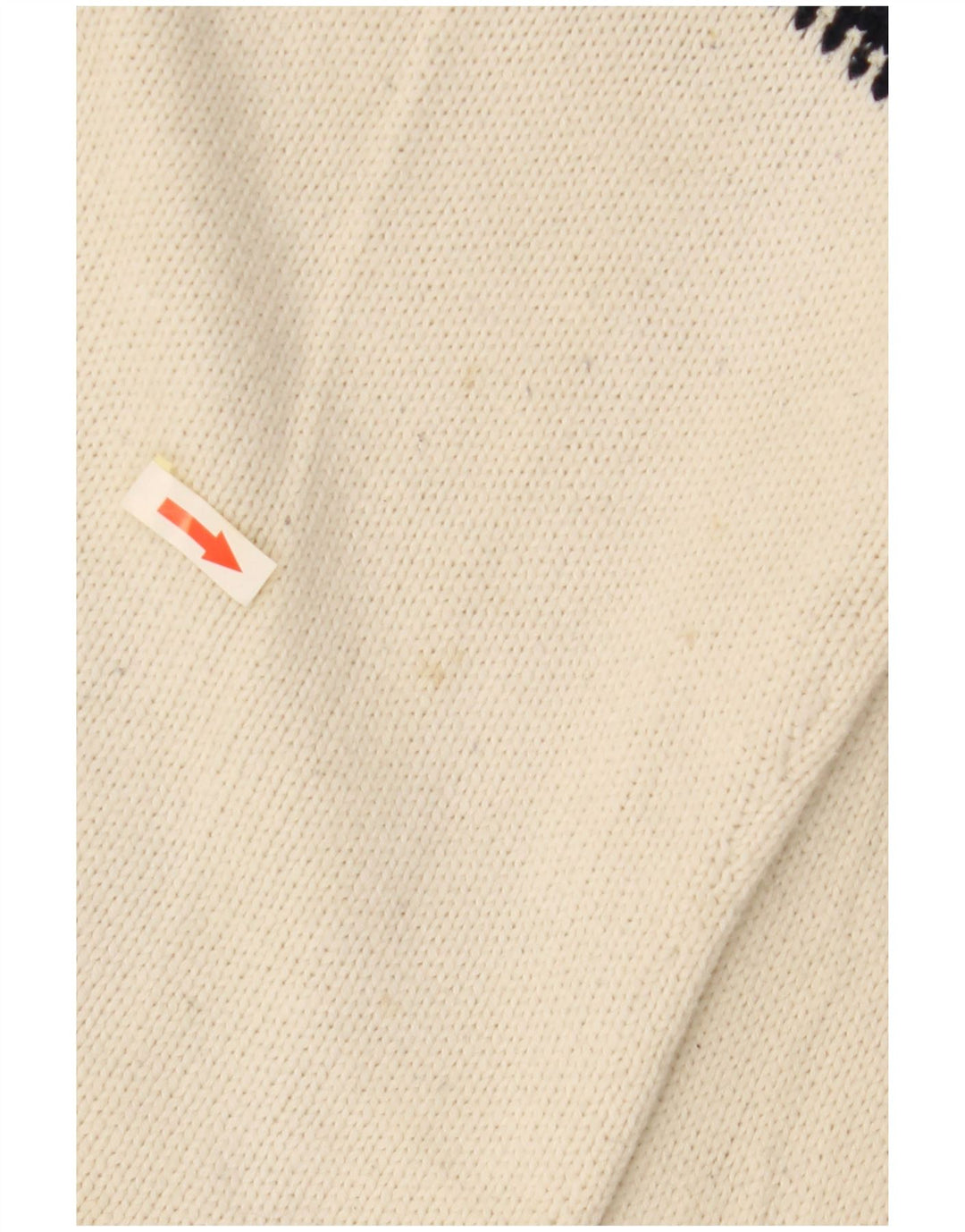 RALPH LAUREN Damski sweter z dekoltem w łódkę UK 16, duży w kolorze złamanej bieli