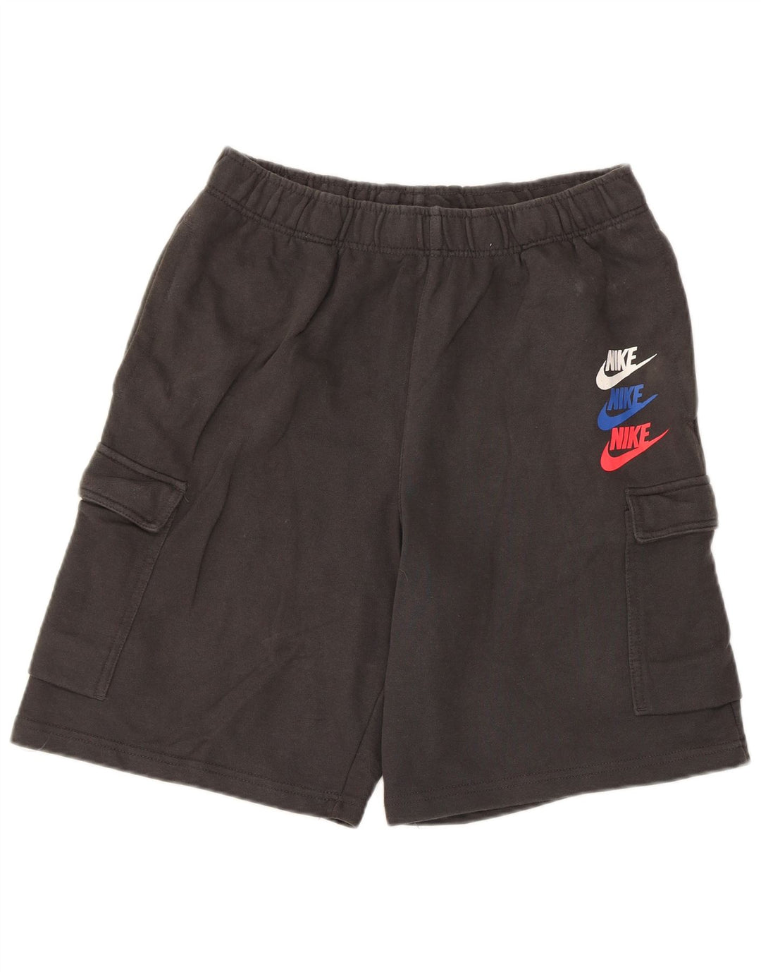 Męskie spodenki sportowe Nike Graphic Cargo, średnioszare, bawełniane