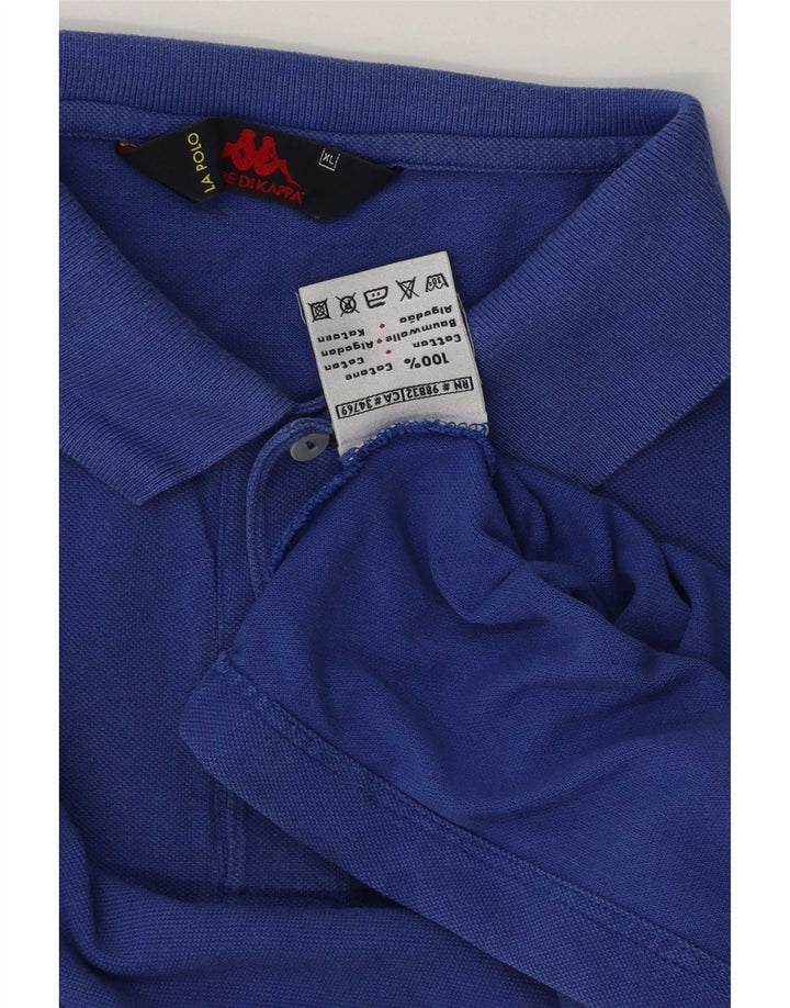 Męska koszulka polo Kappa XL, niebieska, bawełniana