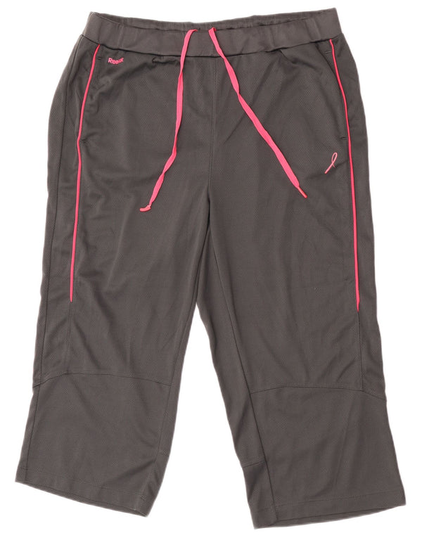 Damskie spodenki sportowe Reebok Bermudy UK 18 XL Szary poliester