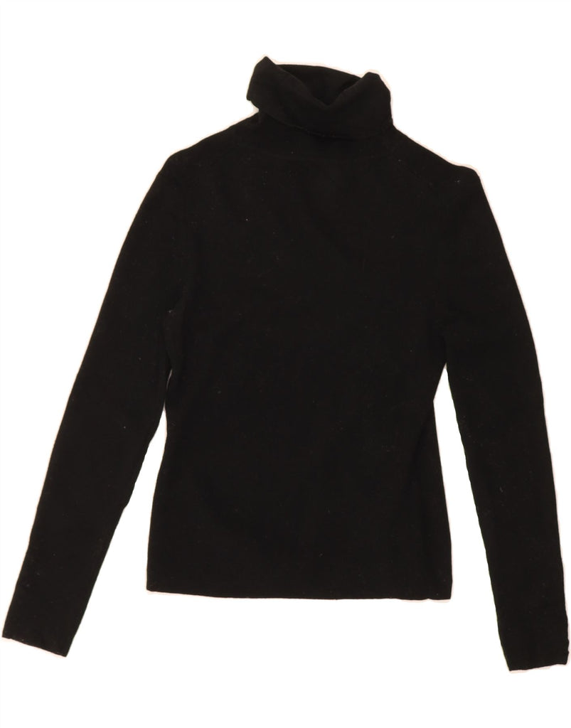 BROOKS BROTHERS Womens 346 Roll Neck Jumper Sweater UK 10 Small Black Wool Vintage Brooks Brothers and Second-Hand Brooks Brothers from Messina Hembry 