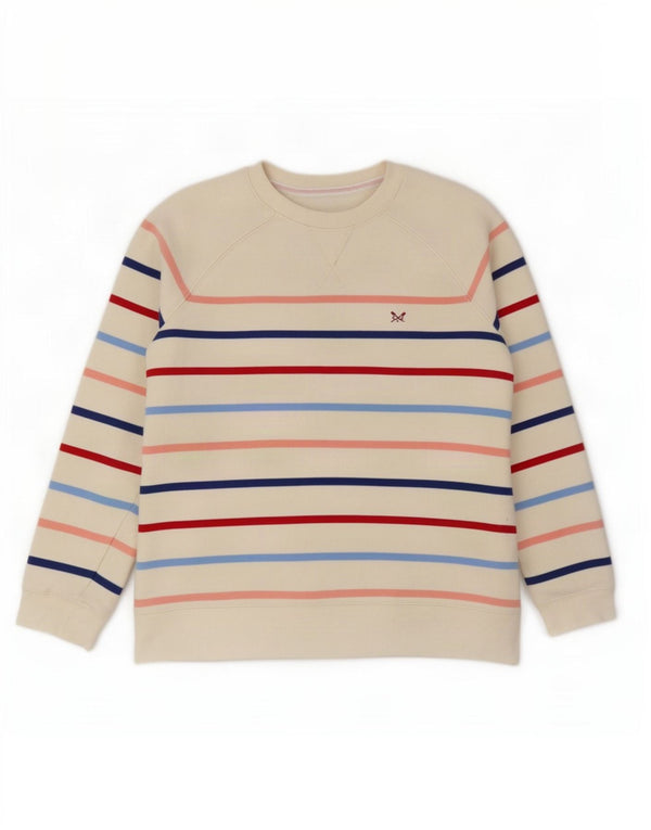 Damska bluza Crew Clothing Sweter UK 14, duża, bawełniana w białe paski
