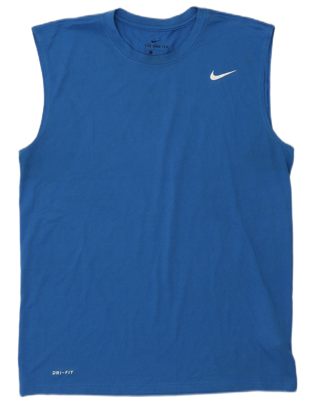 Męska kamizelka Nike Dri Fit, duża, niebieska, poliestrowa