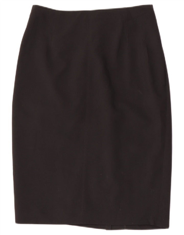 Marks & Spencer Damska spódnica ołówkowa UK 8 Small W28 Czarny poliester