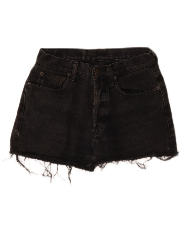 Damskie spodnie dżinsowe Levi's 501 W29 Średnia czarna bawełna