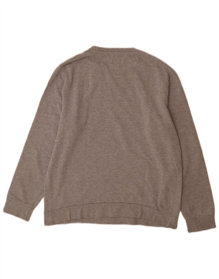Męska bluza Guess z grafiką, UK 40, średnia szara bawełna