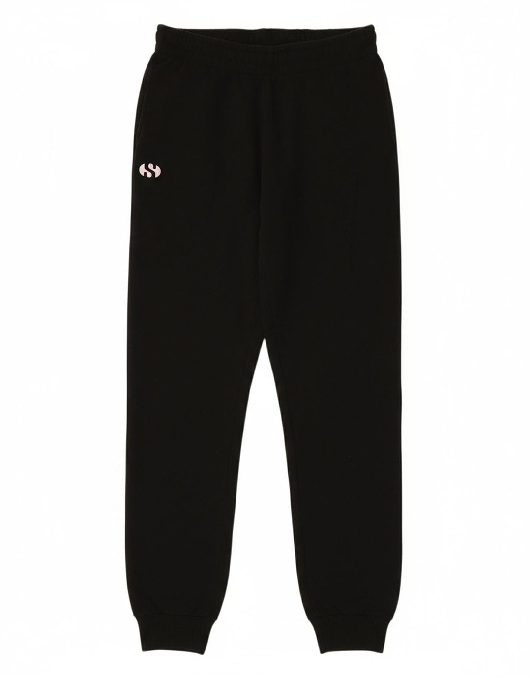 SUPERGA Womens Tracksuit Trousers Joggers UK 14 Medium  Black Polyester