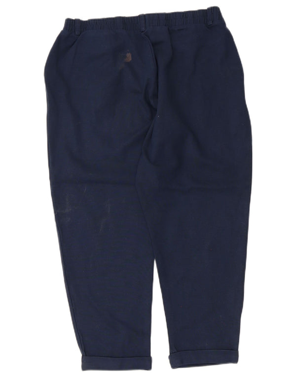 Spodnie damskie Capri Marks & Spencer UK 12 Medium W36 L22 Granatowe
