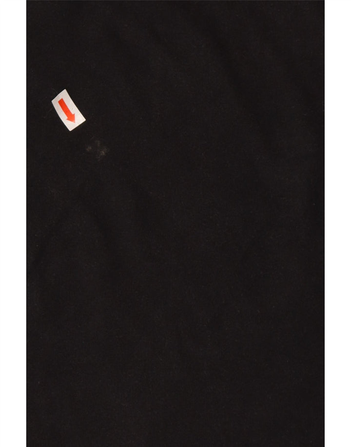 Converse Męski T-shirt z grafiką, mały, czarny, bawełniany