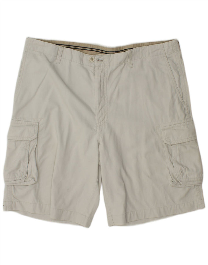 Męskie spodenki cargo Izod W38 XL, biała bawełna