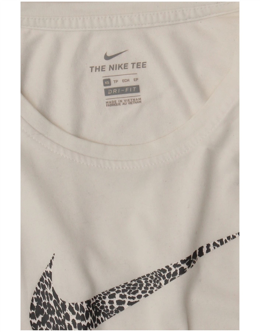 Damska kamizelka NIKE Dri Fit Graphic Top UK 6 XS w kolorze białym