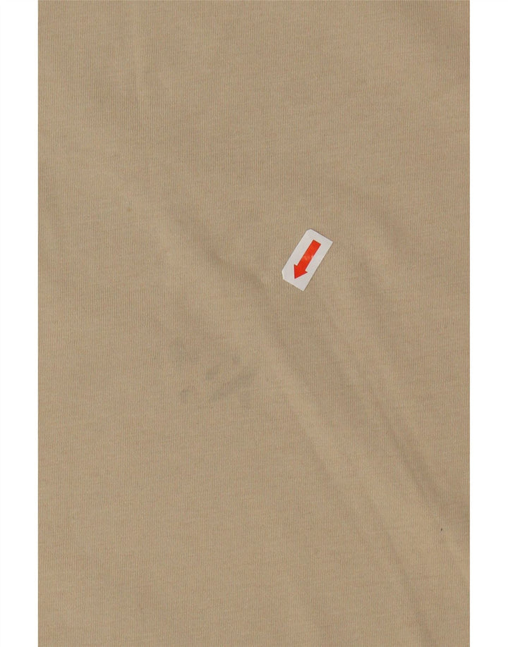 Męska koszulka ASICS Top XL, beżowa, bawełniana