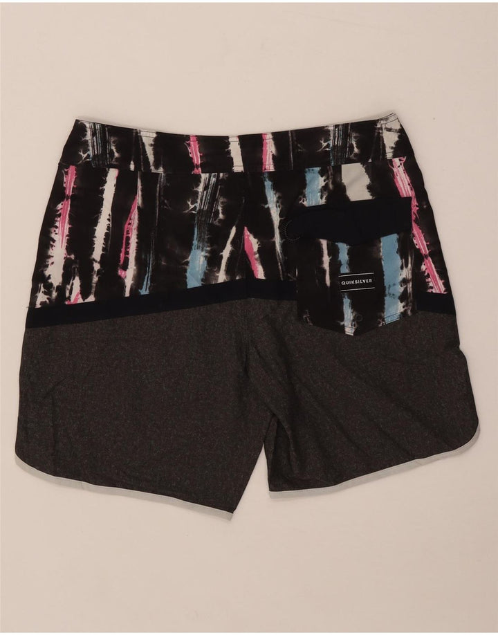 Męskie spodenki kąpielowe Quiksilver, średnioszary, poliestrowy kolor Tie Dye