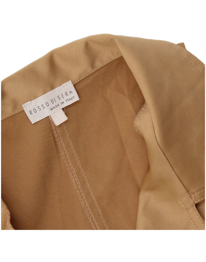 Damska sukienka koszulowa bez rękawów Rossodisera UK 12 średni beż