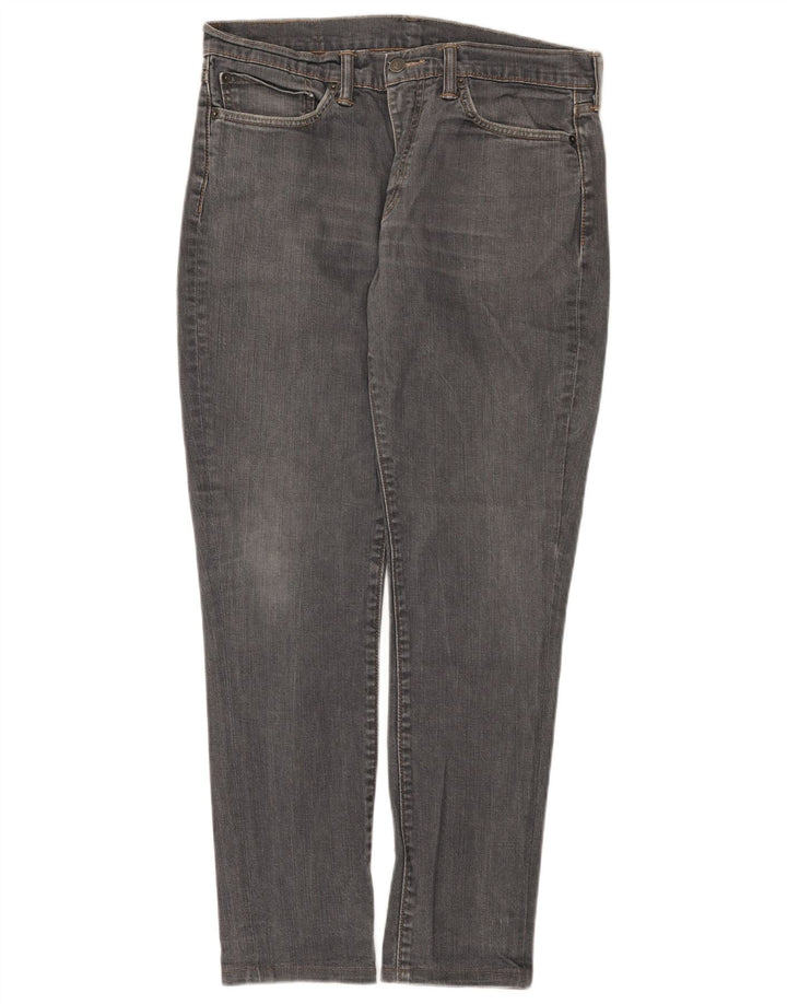 Męskie jeansy Levi's 511 Slim W34 L30 Szara bawełna