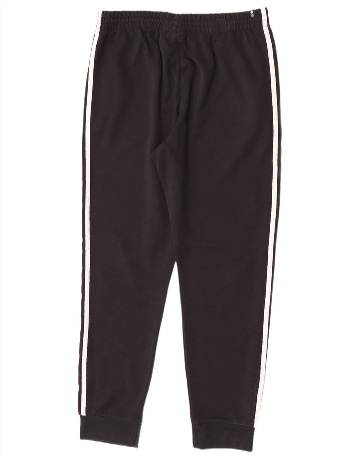 Adidas Męskie spodnie dresowe Joggery, duże, czarne, poliestrowe