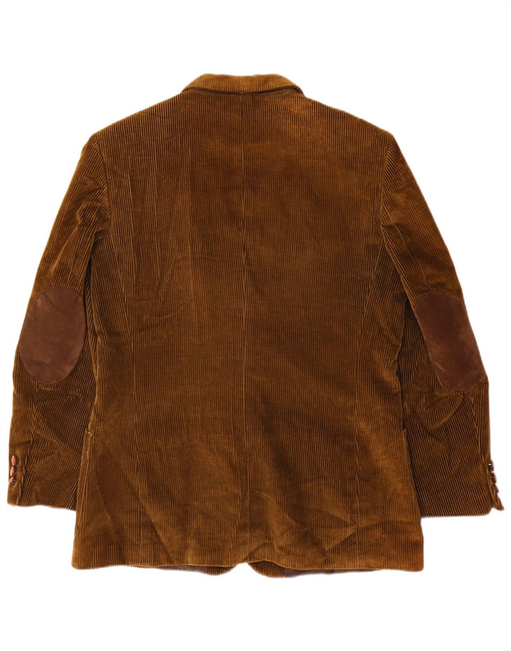 Damska marynarka sztruksowa Velluto Duca Visconti zapinana na 2 guziki IT 48 XL Khaki