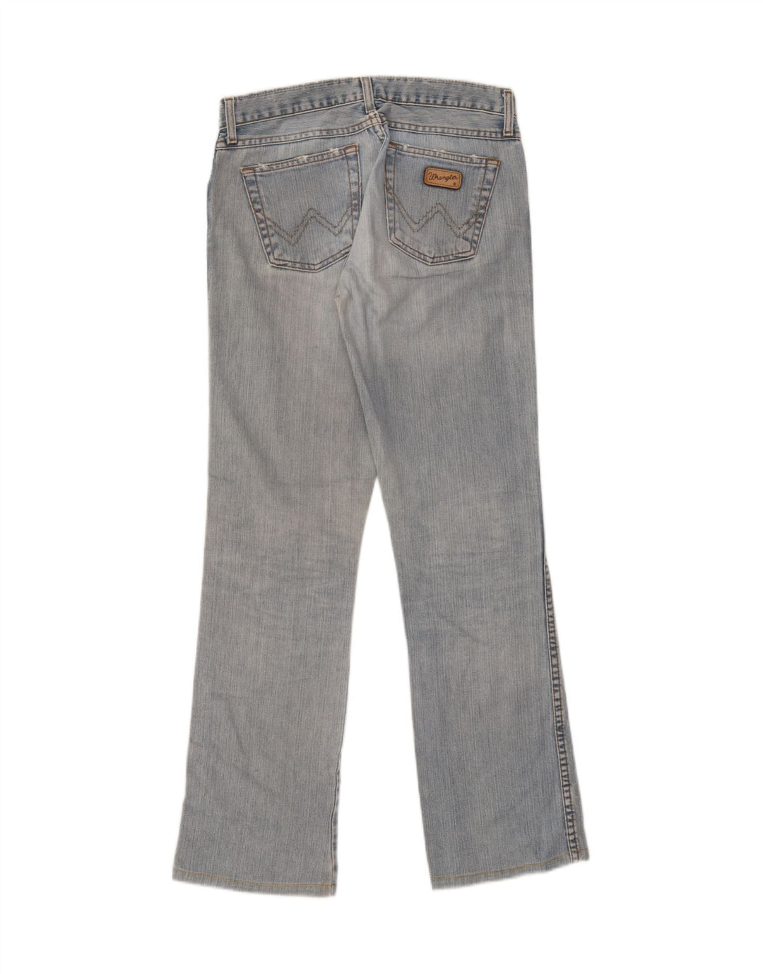 Damskie jeansy Wrangler Hipster Bootcut W27 L34 Niebieskie bawełniane