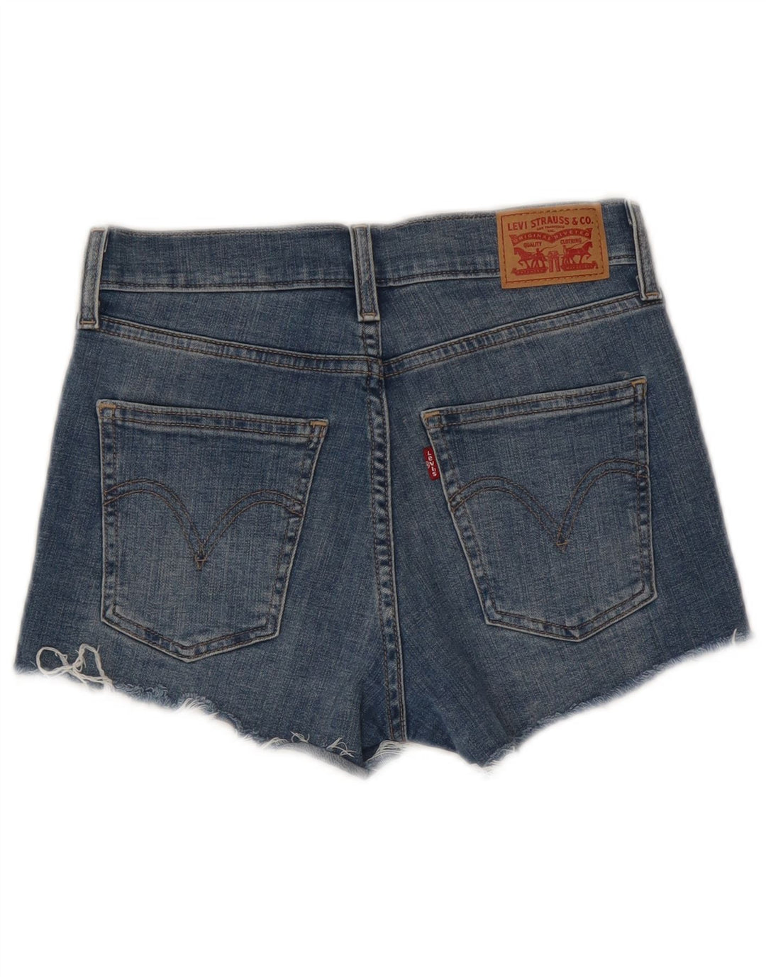 Damskie spodenki jeansowe Levi's w trudnej sytuacji W25 XS, niebieska bawełna