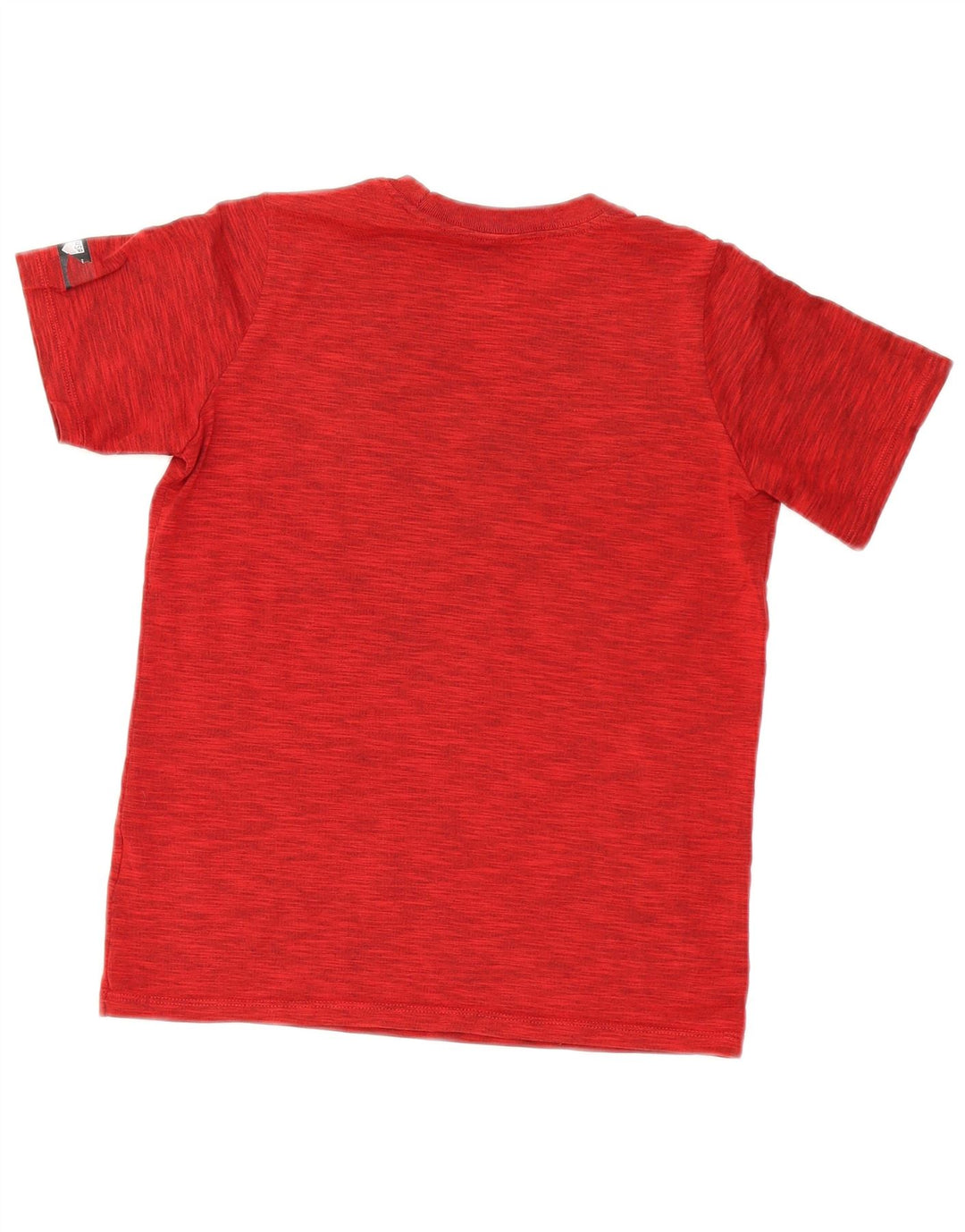 Chłopięcy T-shirt z grafiką Nike Dri Fit na 10-11 lat, średni, czerwony, nakrapiany