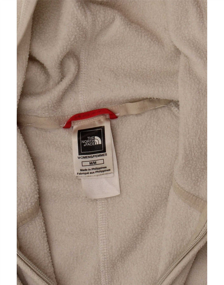 Damska kurtka polarowa z kapturem The North Face UK 12, średni beż, poliester