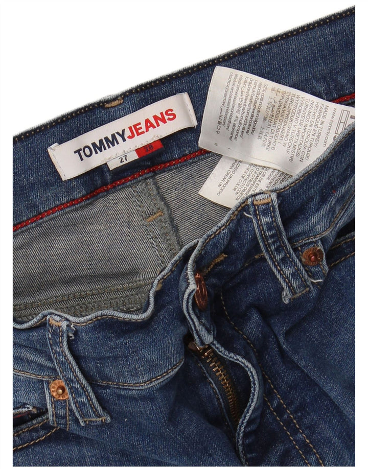 Damskie jeansy skinny TOMMY HILFIGER W27 L28 Niebieskie bawełniane