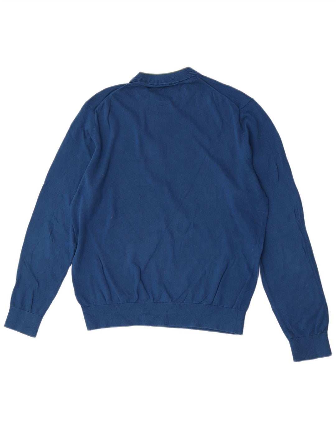 Męski sweter Paul Smith z okrągłym dekoltem, średnioniebieski, bawełniany